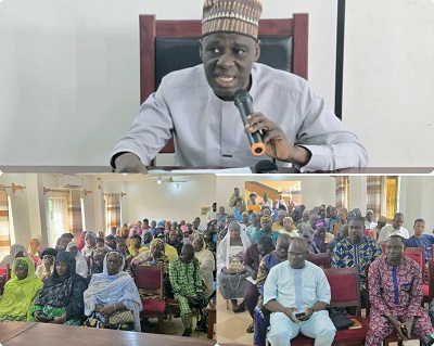 You are currently viewing Voirie, hygiène et assainissement dans la ville : Le Maire Yaya Idrissou rend compte aux populations de Djougou