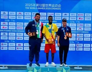 Lire la suite à propos de l’article Pétanque  Chengdu 2025 : Le béninois Marcel GBETABLE sacré champion du monde