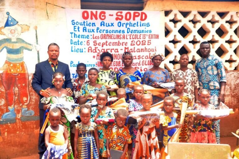 Appui à l’éducation des enfants à Adjarra : SOPD-Bénin facilite la rentrée des classes de 106 OEV