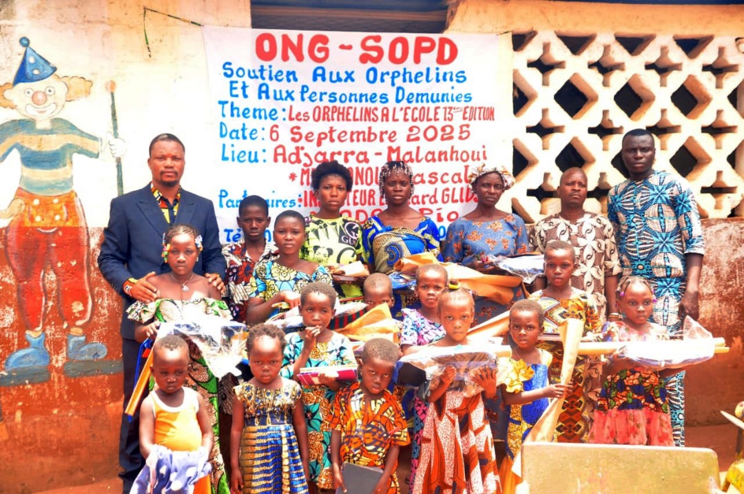 Lire la suite à propos de l’article Appui à l’éducation des enfants à Adjarra : SOPD-Bénin facilite la rentrée des classes de 106 OEV