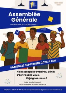 Lire la suite à propos de l’article Imelda BADA, Vice-présidente Coordonnatrice diaspora du MOELE-BÉNIN, lance la formalisation légale de la diaspora du parti