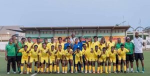 Lire la suite à propos de l’article Éliminatoires Mondial 2026 retour/Guinée-Bénin : Les Amazones U20 prennent le départ pour Bamako