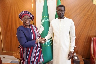 Lire la suite à propos de l’article Coopération francophone : Mariam Chabi Talata reçue Diomaye Faye