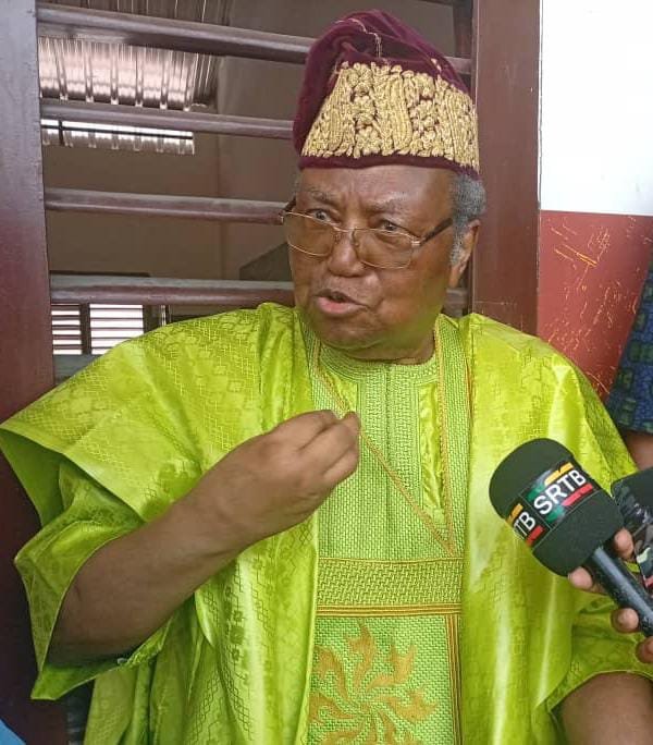 Le président Soglo après son vote : « Notre pays est sur la bonne voie »