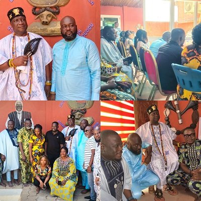 You are currently viewing Présidentielle 2026 : Le colistier de Hounkpè, Houwanou béni par le roi de Savalou