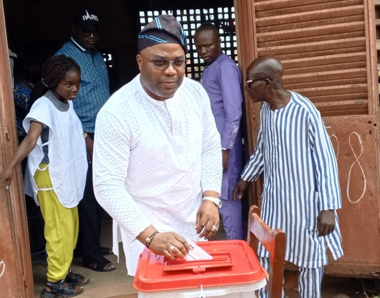 L’He Charlemagne YANKOTY après son vote: «Je suis fier de ce que nous avons observé depuis le matin »
