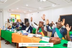 Lire la suite à propos de l’article 1ère Session Ordinaire 2026 de la CCI Bénin : L’Assemblée Consulaire adopte à l’unanimité les comptes de l’exercice 2025
