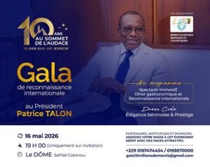 Lire la suite à propos de l’article 10 ans d&rsquo;audace et de transformation : Le Bénin prépare le gala international « 13 millions de mercis »