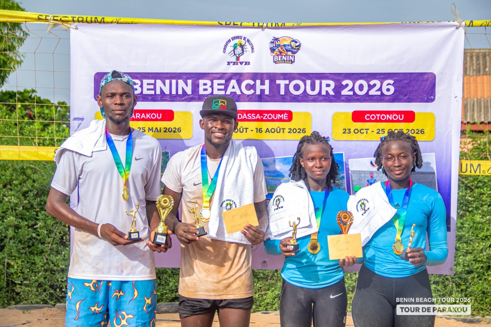 You are currently viewing Bénin Beach Tour 2026: Dynamic et Super Star remportent l&rsquo;étape de Parakou