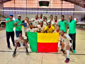 Lire la suite à propos de l’article Volleyball Zone 3/Éliminatoires de la CAN 2026: Les Guépards du Bénin encore victorieux