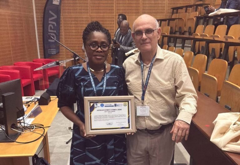 CIMOA 2026 : La Béninoise Pre Judith Glidja Tchiakpè remporte le prestigieux Prix d&rsquo;Or du Best Paper Awards