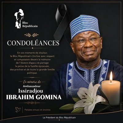 You are currently viewing Deuil : Bio Tchané et le BR expriment des condoléances à la famille de l’Ambassadeur  Ibrahim Gomina