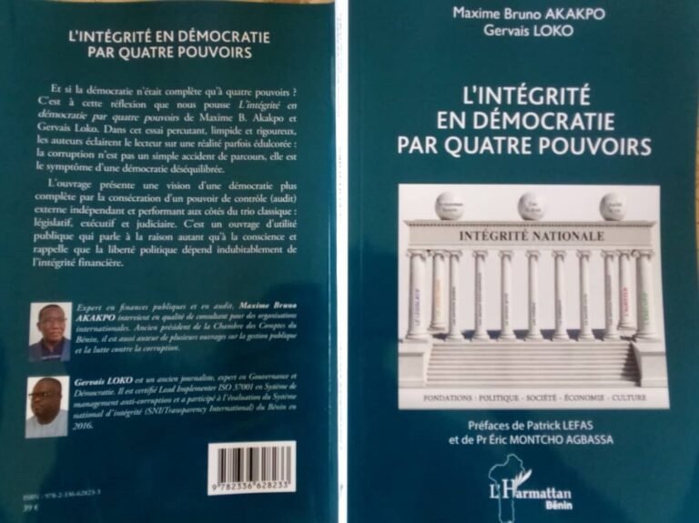 Repenser la lutte contre la corruption en Afrique : Un livre plaide pour l&rsquo;urgence d&rsquo;une démocratie financière à quatre piliers institutionnels