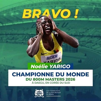 You are currently viewing Athlétisme / Championnats du monde des Masters : Le gouvernement salue la performance héroïque de Noélie Yarigo