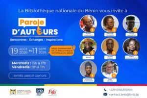 Lire la suite à propos de l’article « Parole d&rsquo;auteurs »:  La Bibliothèque nationale du Bénin lance un nouveau rendez-vous littéraire