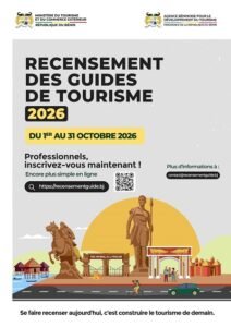 Lire la suite à propos de l’article Guides de tourisme au Bénin : Le Bénin lance le recensement et l’enrôlement digital des guides de tourisme