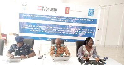 You are currently viewing Lutte contre l’extrémisme violent au Bénin : À Djougou, le PNUD mobilise journalistes et blogueurs contre la désinformation et les discours de haine